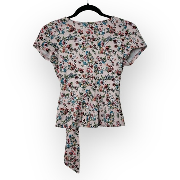 Rebel Sugar Pink Floral Top L - Picture 2 of 5